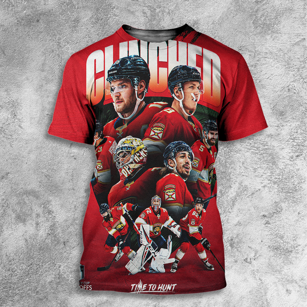 Florida Panthers Clinched 2023 Stanley Cup Playoffs All Over Print