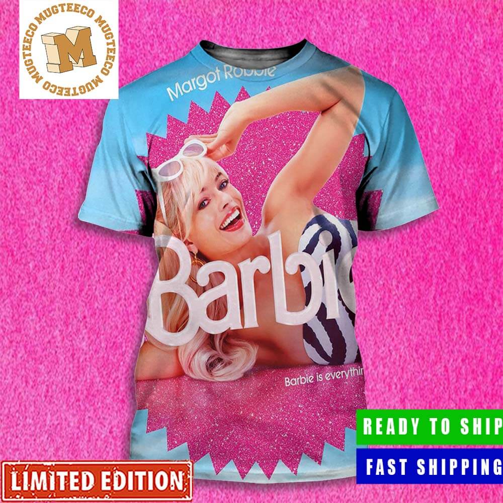 Margot Robbie Played Barbie Poster All Over Print Shirt - Mugteeco