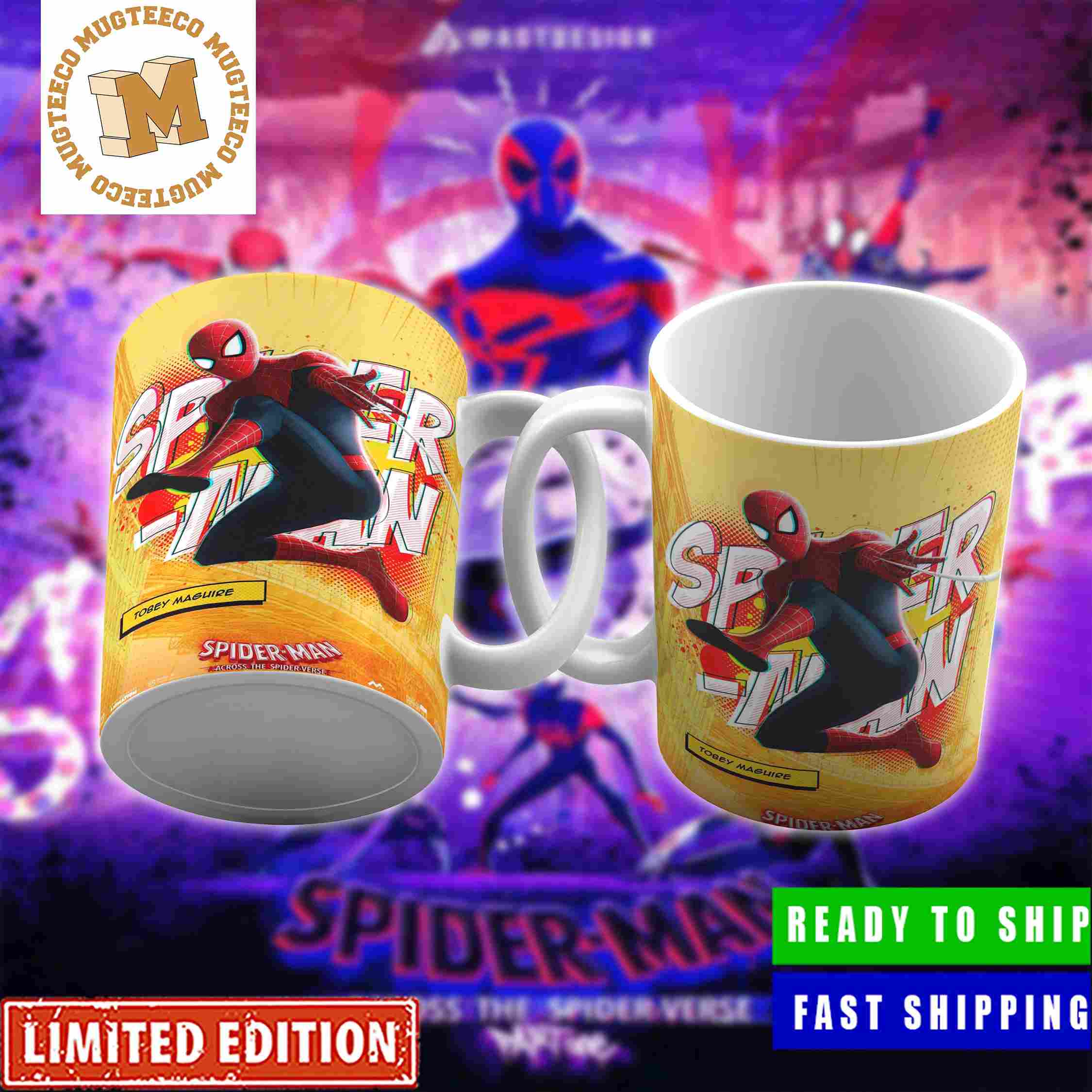 Spider-Man Face Mug with Web Handle