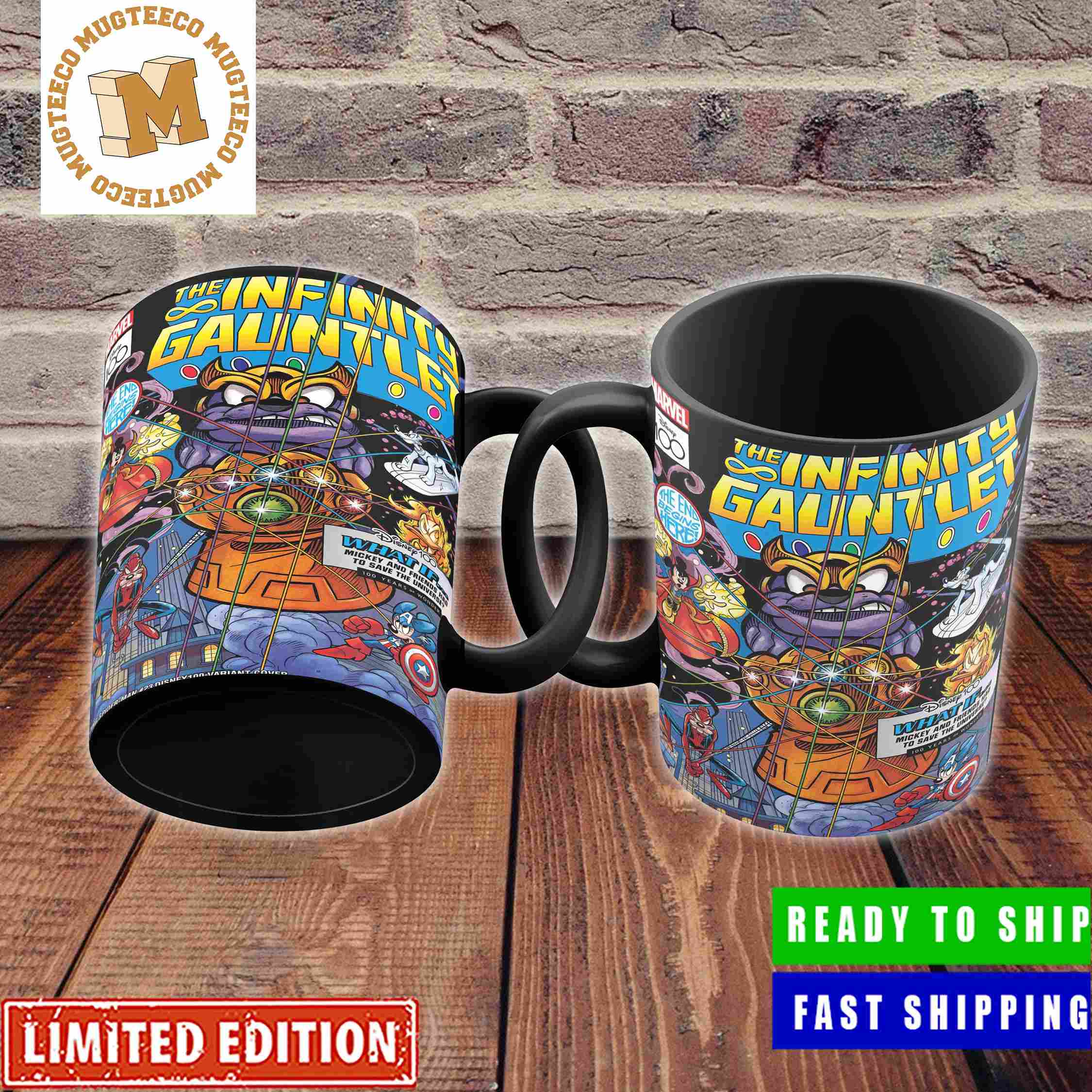 Disney Coffee Mug with Lid - Disney100 - Mickey & Friends