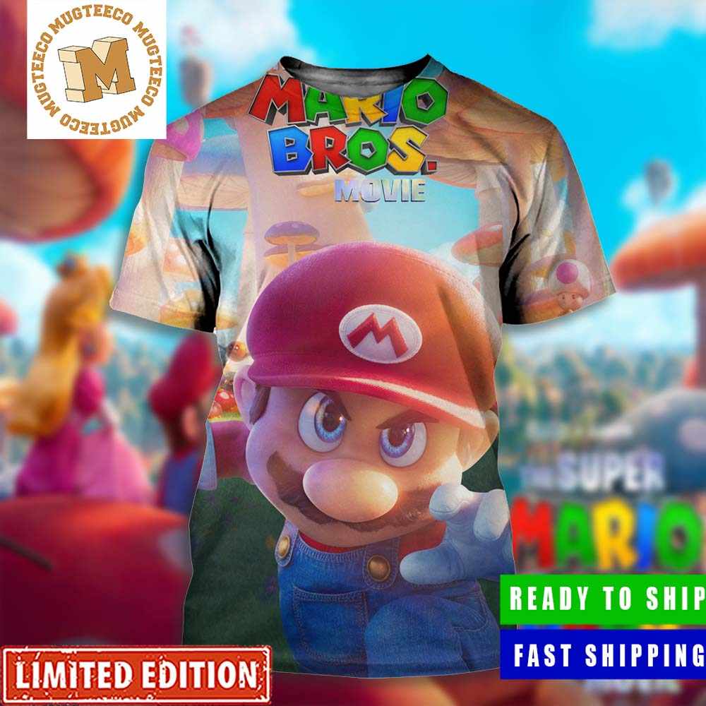 T shirt mario bros hot sale