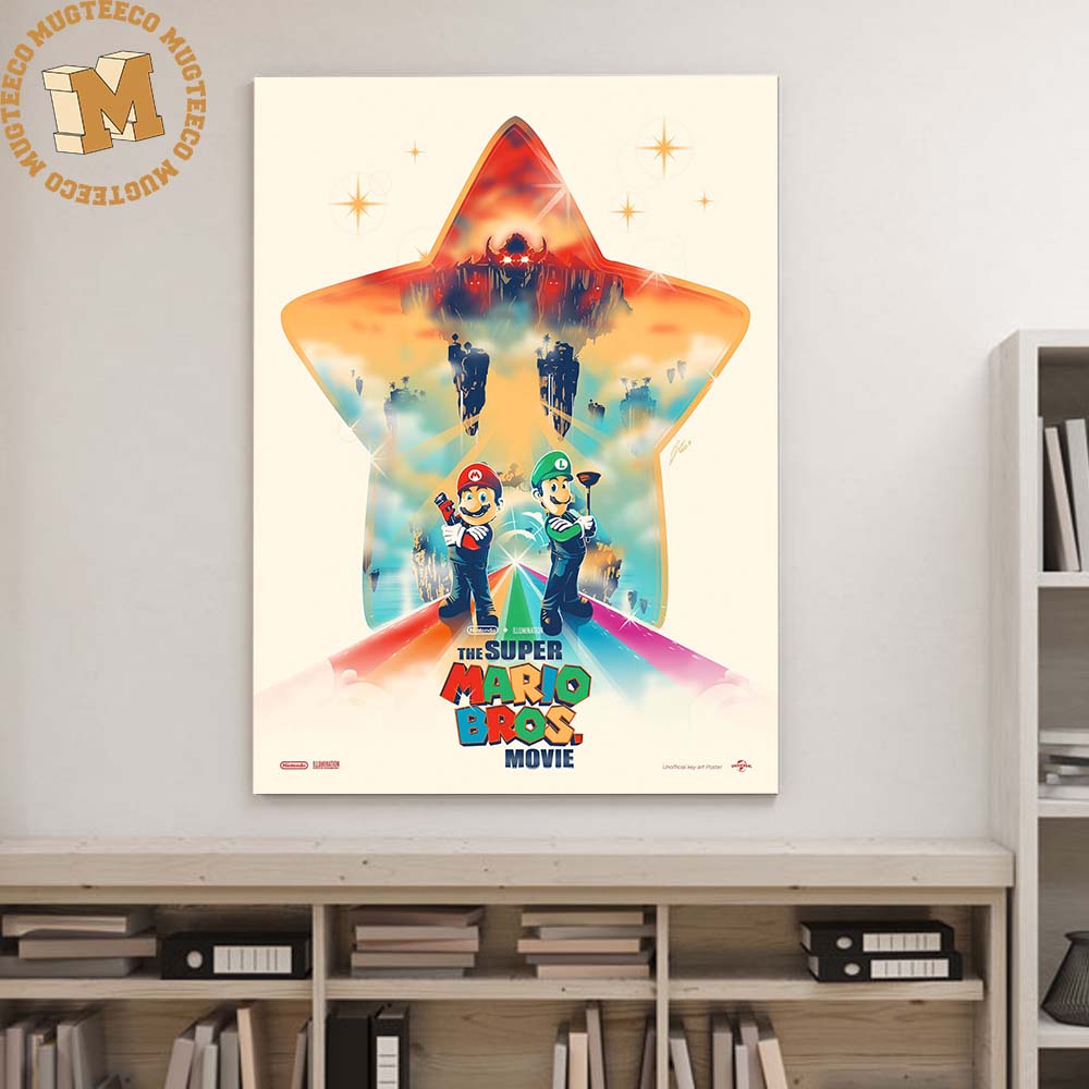 Super Smash Bros Movie Nintendo Mario Sonic Donkey Kong Poster Wall Decor  Poster Canvas - Mugteeco