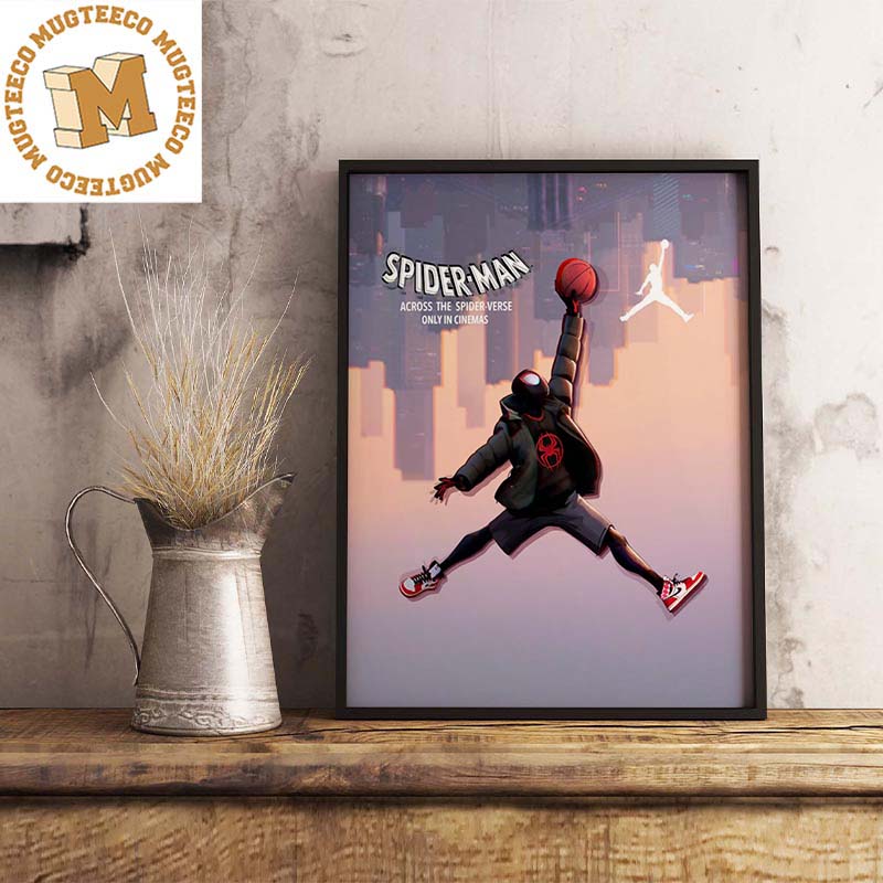 New Air Jordan 1 High Spider Man Across The Spider Verse Poster