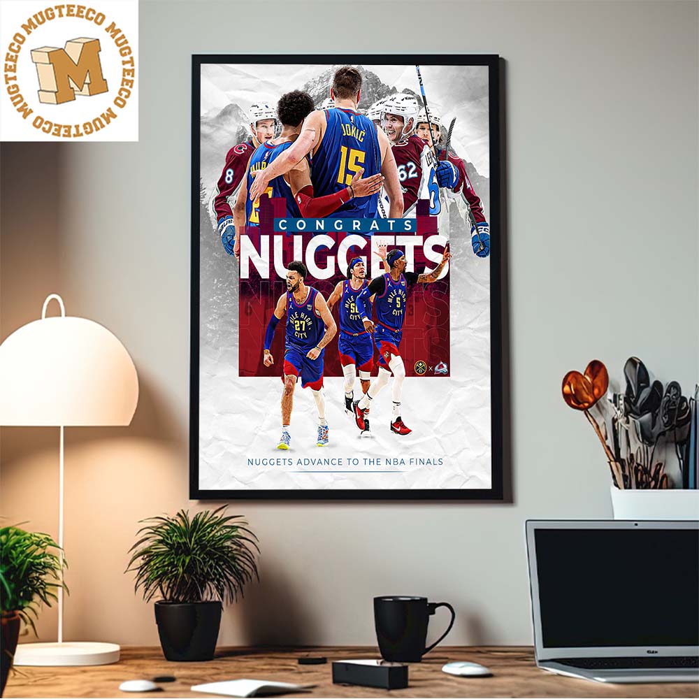 NBA Finals 2023 Western Conference Champions Denver Nuggets Unisex T-Shirt  - Mugteeco