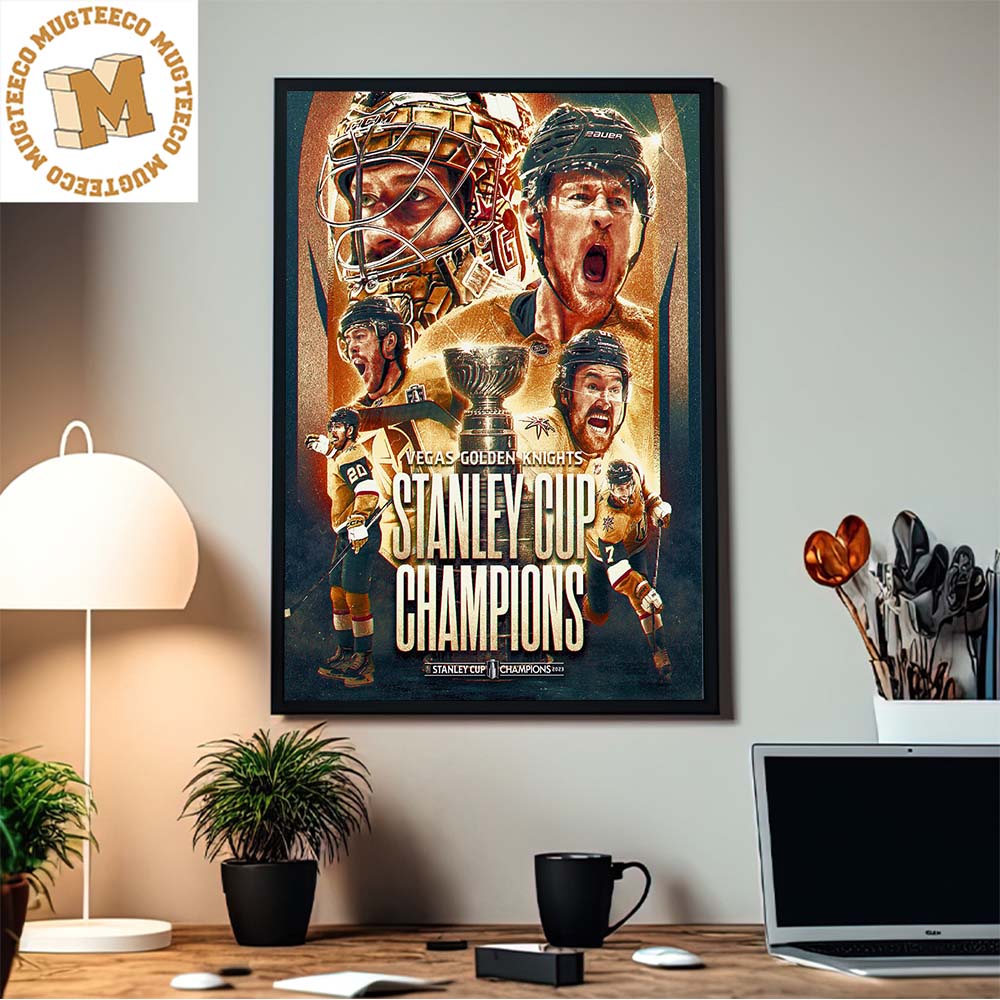 2023 Stanley Cup Champions Vegas Golden Knights Panoramic Art