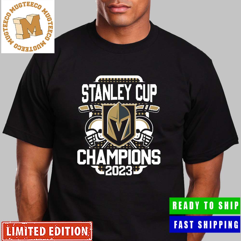 Vegas Golden Knights 2023 Stanley Cup Champions Trophy Signatures Unisex  T-shirt - Mugteeco