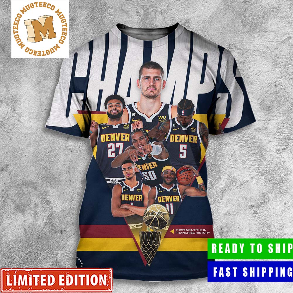 Celebrate history with Denver Nuggets NBA Finals merch