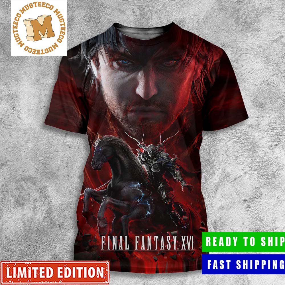 Final Fantasy XVI Clive Rosfield PS5 Official Poster All Over Print Shirt -  Mugteeco