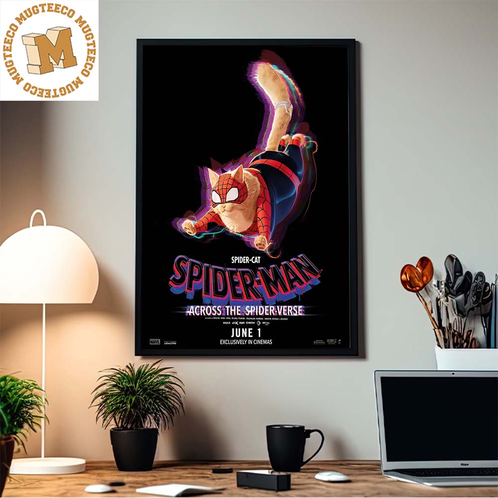 Spider Man Across The Spider-Verse Home Decor Poster Canvas