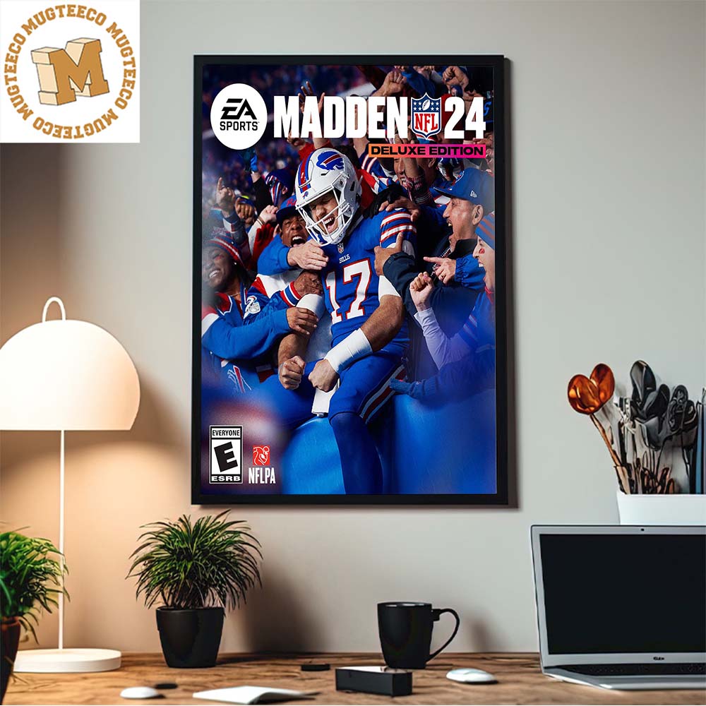 The NFL Madden 24 Cover Josh Allen Buffalo Bills Deluxe Edition EA