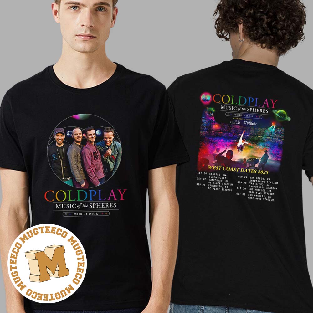 第一ネット Coldplay music of the spheres ライブTシャツ - トップス