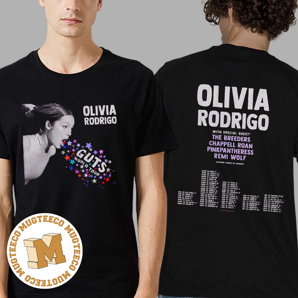 Olivia Rodrigo Guts Shirt Olivia Rodrigo Guts Merch Guts Tour 2024 Shirt Olivia  Rodrigo Concert Shirt Olivia Rodrigo Fan Shirt Guts Tee Unique - Revetee