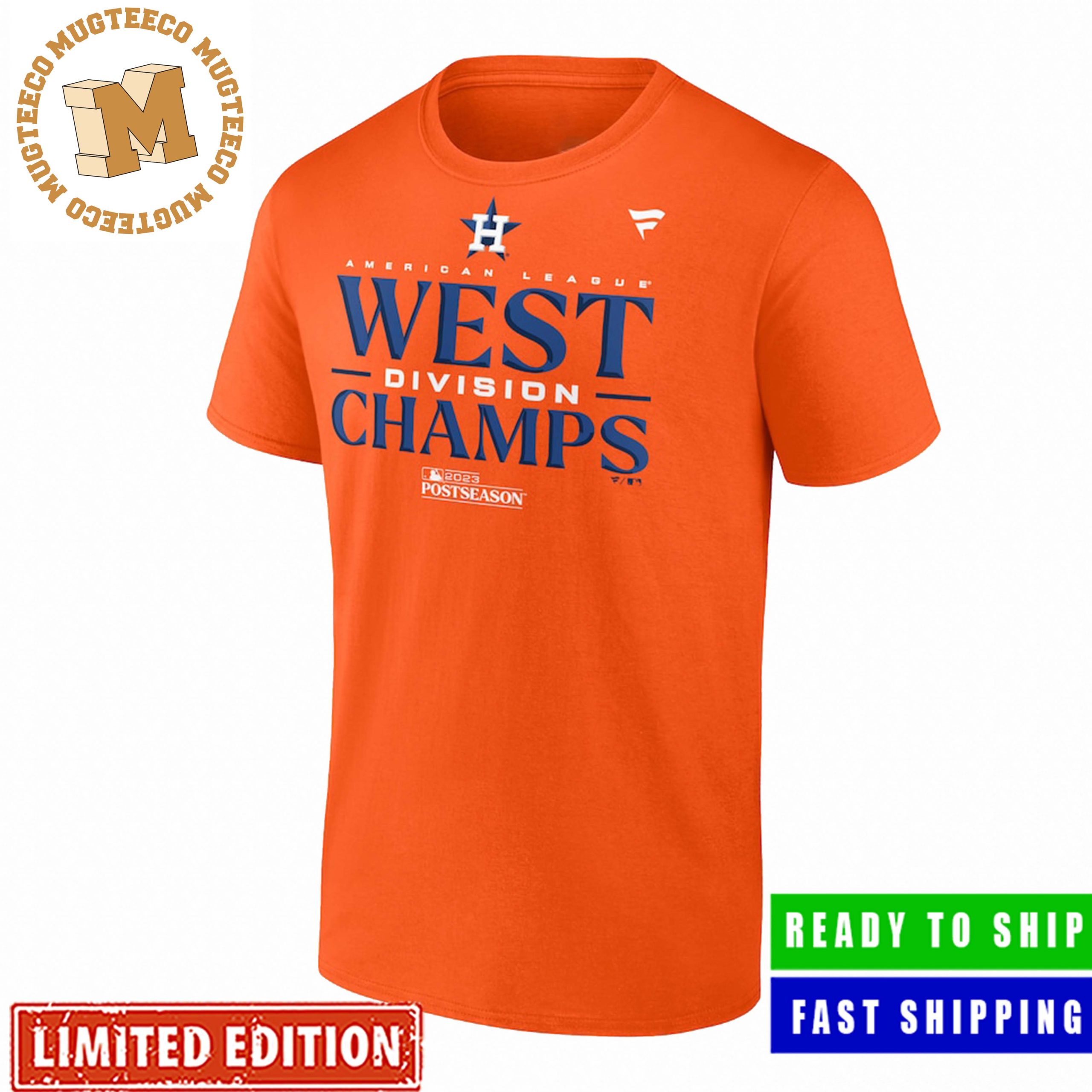 Houston Astros Fanatics Branded Orange 2023 AL West Division
