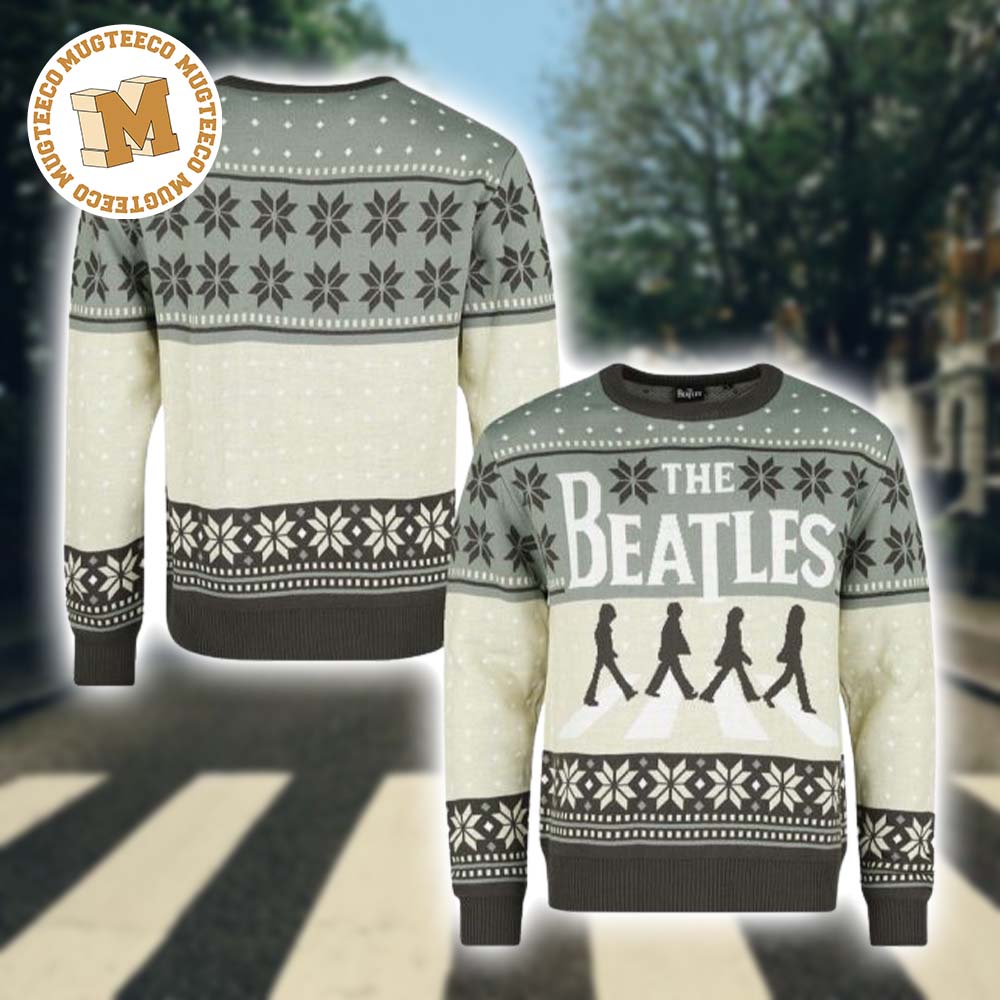 The Beatles Band Xmas Gift For Fans 2023 Holiday Ugly Christmas