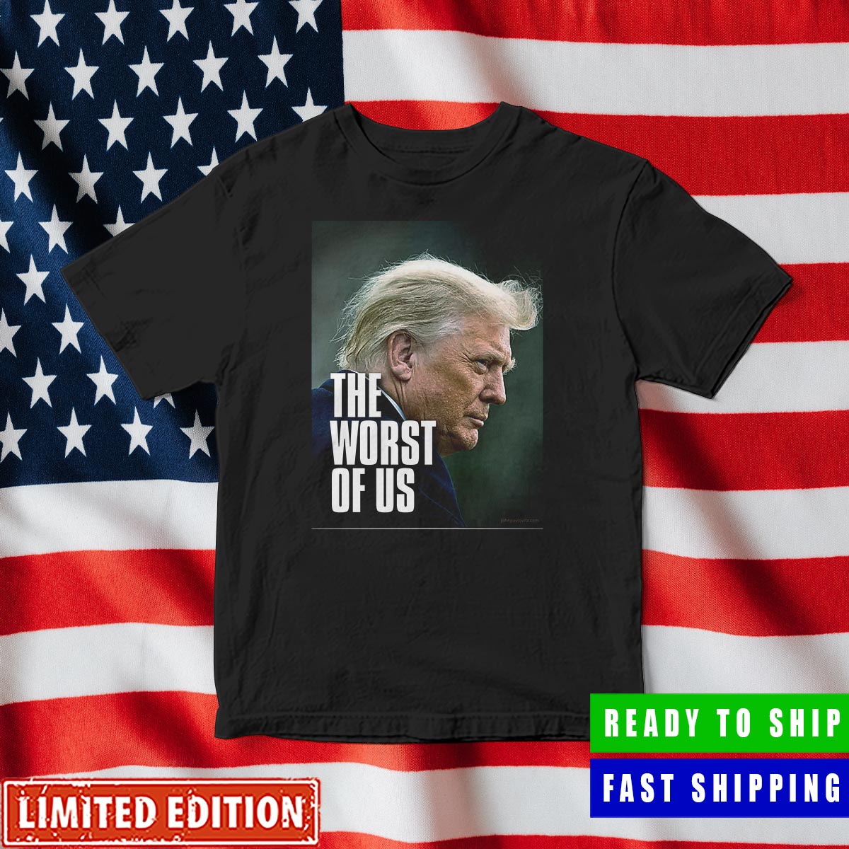 Indict Trump 2023 The Worst Of Us The Last Of Us Meme Shirt - Mugteeco