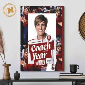 NCAA March Madness 2023 Congratulations Teri Moren AP Coach Of The Year Indiana WBB Decor Poster Canvas