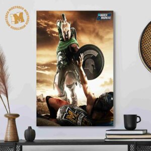 Sweet 16 March Madness Michigan State Spartans Men’s Basketball NCAA 2023 Decor Poster Canvas