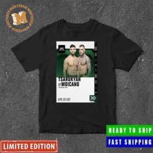 UFC Fight Night April 29th Tsarukyan Vs Moicano Lightweight Bout Match Classic Shirt