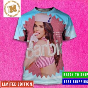 Barbie The Movie X Selena Gomez This Barbie Is A Ice Cream Truck Driver All Over Print Shirt