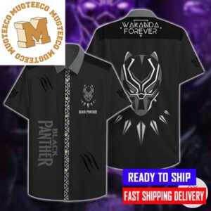 Black Panther Wakanda Forever Hawaiian Shirt For Men
