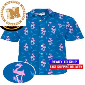 Board Of Paradise Pink Flamingo Pattern Hawaiian Shirt