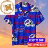 Buffalo Bills Nfl Football Logo And Palm Tree Parttern In Blue Hawaiian Shirt
