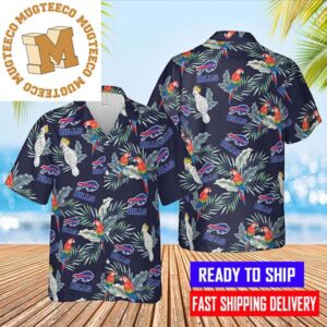 Buffalo Bills NFL Parrot Parttern Football Hawaiian Shirt