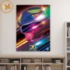 Celebrate the 30th anniversary of Mighty Morphin Power Rangers Megazord Gift For Fans Decor Poster Canvas