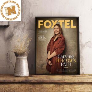 Elizabeth Olsen On The Cover of FOXFEL’s May 2023 Issue Wall Decor Poster Canvas