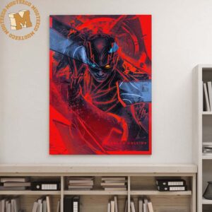 Ezra Miller As The Flash The Flash Movie Worlds Collide In Red Art Decor Poster Canvas