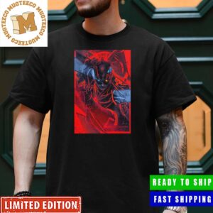 Ezra Miller As The Flash The Flash Movie Worlds Collide In Red Art Unisex T-Shirt