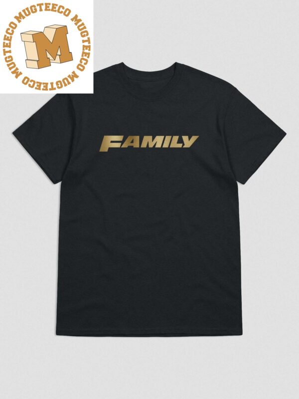 Fast X Iconic Family Golden Logo Premium Unisex T-Shirt