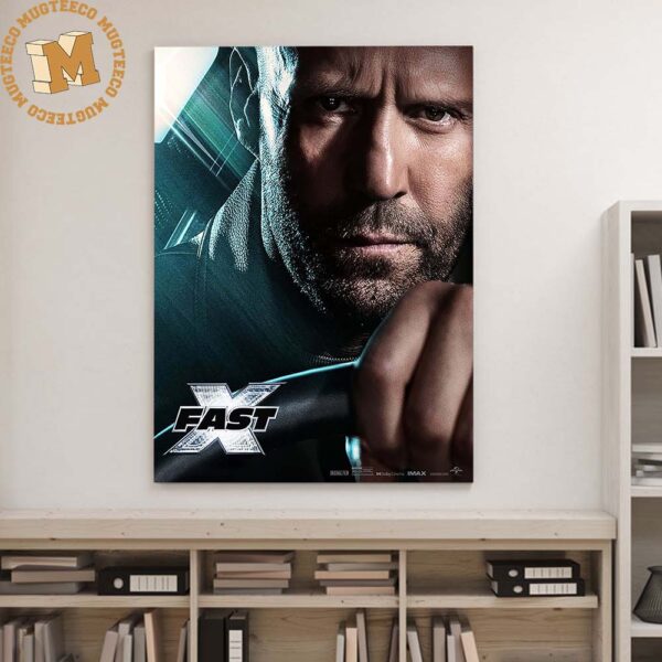 Fast X Jason Statham As Deckard Shaw The Fast Saga Decoration Poster Canvas