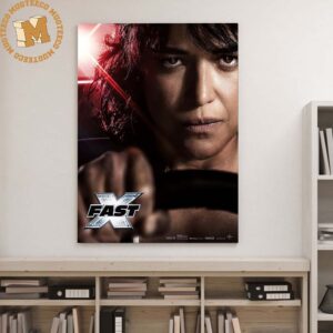 Fast X Michelle Rodriguez As Letty The Fast Saga Decoration Poster Canvas