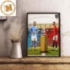 Wrexham AFC Are 2023 Pencampwyr Champions Are Back In The Football League Decor Poster Canvas