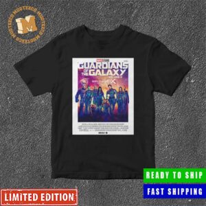 Guardians Of The Galaxy Vol 3 Team Up New Retro Poster Classic Shirt