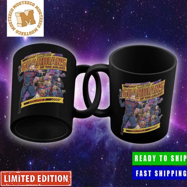 Marvel Guardians Of The Galaxy Vol 3 Team Up Star Lord Comic Style Artwork Merchandise Mug
