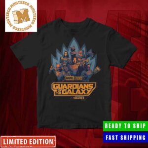 Marvel Guardians Of The Galaxy Volume 3 Team Up Core Members Merchandise T-Shirt