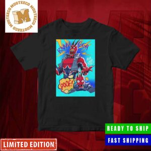Marvel Spider-Man Across The Spider-Verse Spider Punk Spider-Moza Artwork Unisex T-Shirt
