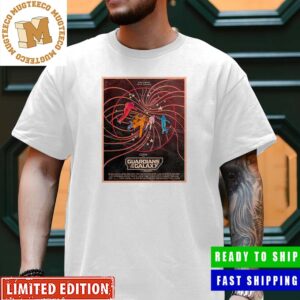 Marvel Studios Guardians Of The Galaxy Vol 3 One Last Ride Official Poster Unisex T-Shirt