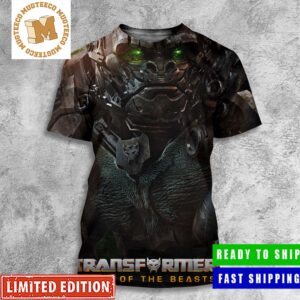 Maximals Transformers Rise Of The Beasts Optimus Primal All Over Print Shirt