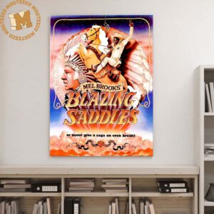 Mel Brooks’ Blazing Saddles Wall Decor Poster Canvas
