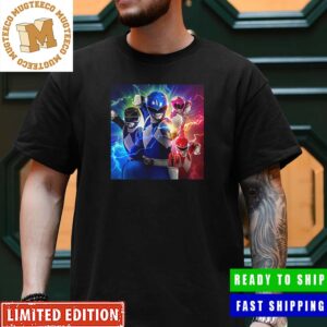 Mighty Morphin Power Rangers Once And Always Netflix Release Digital Art Premium Unisex T-Shirt