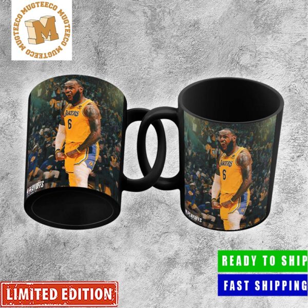 NBA Playoff Lebron James The Oldest Player In NBA History To Record Coffee Ceramic Mug
