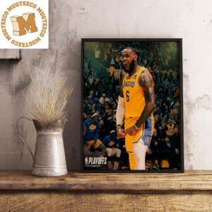 NBA Playoff Lebron James The Oldest Player In NBA History To Record Gift For Fans Decor Poster Canvas