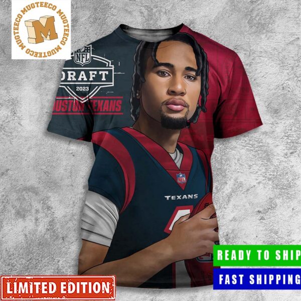 NFL Draft 2023 C.J Stroud From Ohio State To Houston Texans Round 1 Pick 2 All Over Print Shirt