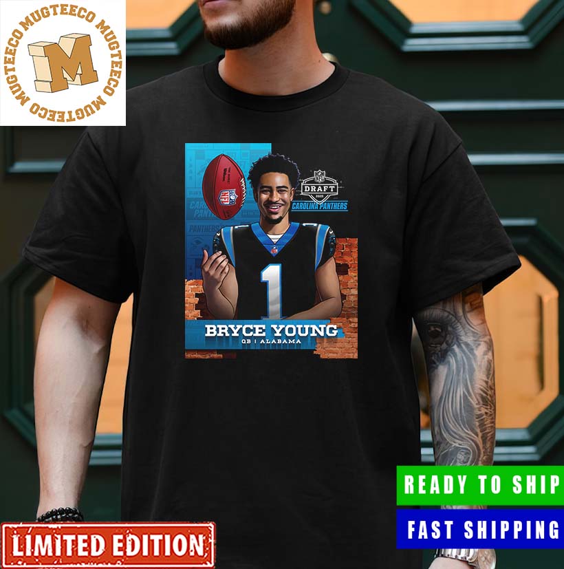 Panthers Merch Bryce Young Carolina Panthers 2023 Nfl T Shirt