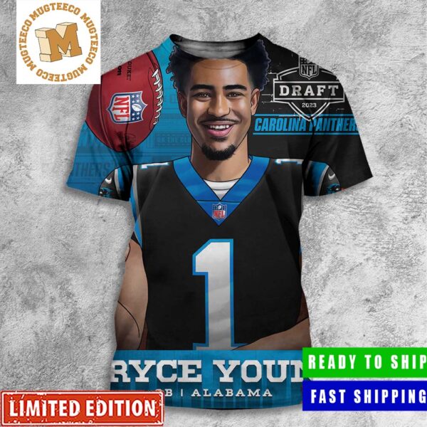 NFL Draft 2023 Pick 1 Bryce Young Alabama To Carolina Panthers Unisex T-Shirt