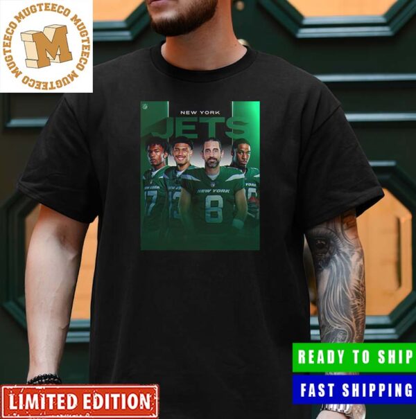 NFL New York Jets New Look Gang Green Offense Premium Classic T-Shirt