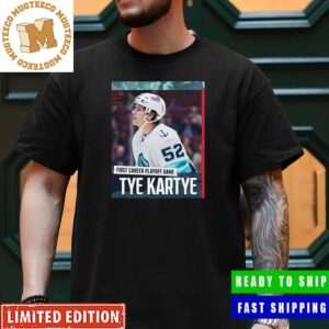 NHL Seattle Kraken Tye Kartye First Career Playoff Game Unisex T-Shirt